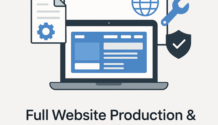 Full Website Production & Supervision – General Website Package